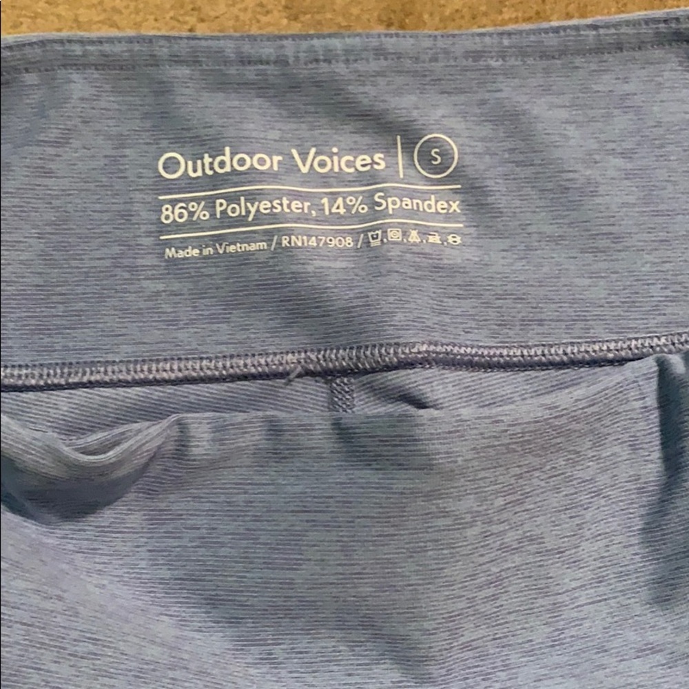 Outdoor Voices Warmup Legging in Lilac - Picture 5 of 8